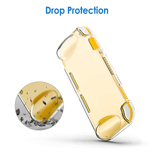 JETech Funda Compatible Nintendo Switch Lite 2019, Carcasa de Protección, Anti-Choques/Arañazo (Transparente)