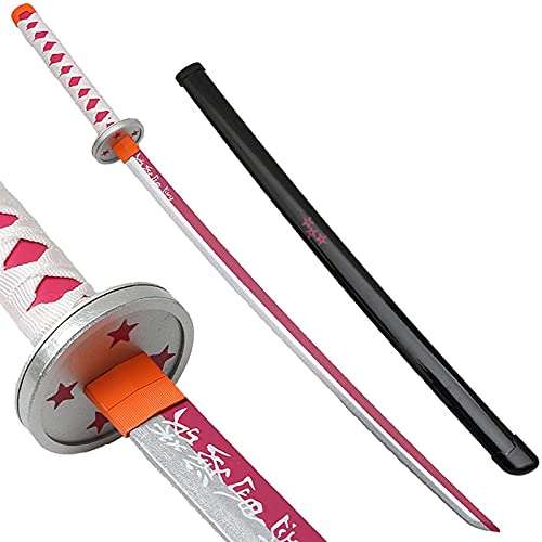 JIANM Demon Slayer Sword Cheap, Demon Slayer Cosplay Tsuyuri Kanao, Anime Sword in Toys & Games, Demon Slayer, One Piece, Kimetsu No Yaiba Sword para niños, 104 cm