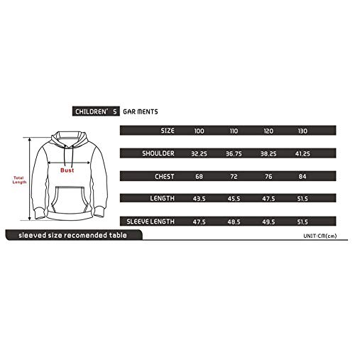 Jilijia Five NI-gh-ts at Fre-ddy's - Sudadera con capucha para niños en 3D con diseño de Five NI-gh-ts at Fre-ddy, corte holgado