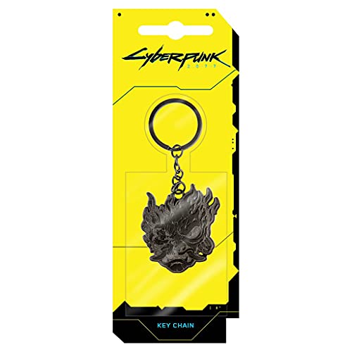 JINX Cyberpunk 2077 Llavero Samurai Demon 10,4cm Metal Negro