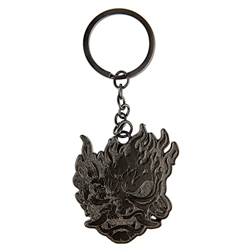 JINX Cyberpunk 2077 Llavero Samurai Demon 10,4cm Metal Negro
