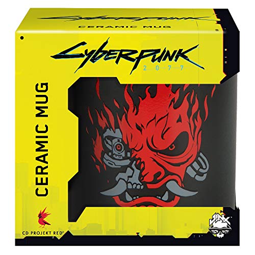 JINX Cyberpunk 2077 Samurai Logo Taza de café de cerámica, 325 ml (JX10781)