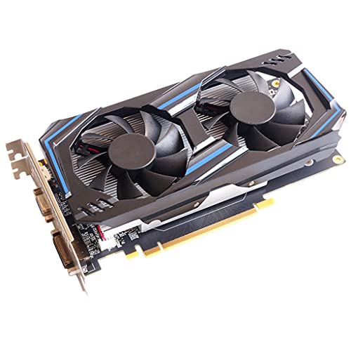 Jiushiwwwan Portable GTX 550 Ti PCi-e 2.0 Tarjeta gráfica discreta 6GB DDR5 192 bit Compatible con HDMI para Tarjeta gráfica de Reproductor Profesional