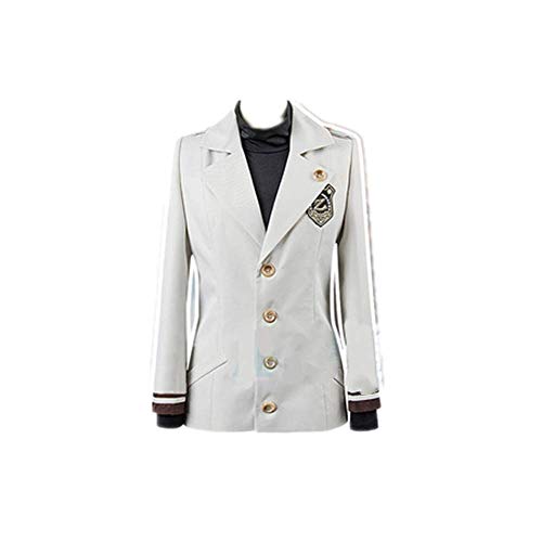 JLCYYSS Juego Mystic Messenger Zen Cosplay Disfraz Halloween Carnaval Academia Uniforme Trajes para Mujeres Hombres Tamaño Conjunto Completo