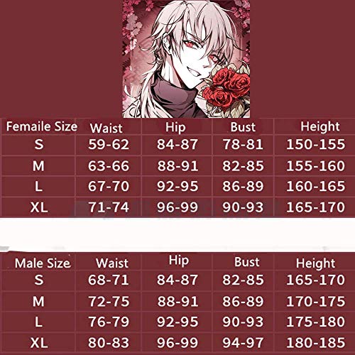 JLCYYSS Juego Mystic Messenger Zen Cosplay Disfraz Halloween Carnaval Academia Uniforme Trajes para Mujeres Hombres Tamaño Conjunto Completo