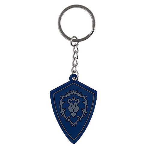 J!nx World of Warcraft Rubber Keychain Battle for Azeroth Alliance 4 cm Keyrings