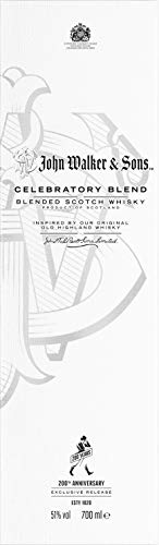 John Walker & Sons - 200th Anniversary Celebratory Blend, Edicion Limitada con caja regalo - 700 ml