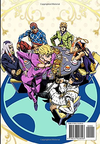 Jojo's Bizarre Adventure: Japanese Anime Notebook, Otakus Gifts (6" X 9" 100 Pages) With Blank Paper for Drawing, Writing, Sketching Notebook for Manga Boys, Girls, Teens, Teen Artists.