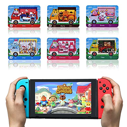 Juego de 36 tarjetas de juego Sanrio New Horizons ACNH NFC, compatibles con Switch/Lite, Wii U y 3DS con estuche de almacenamiento