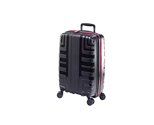 Jump - Maleta de 4 Ruedas Ultralight Crossline (CP20/CP24/CP28) Negro Negro/Rojo Cabine