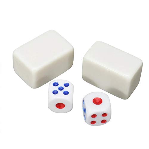 Junta partido divertido del juguete del juego portátil retro caja Mahjong chino raro 144 fichas Mah Jong-Set