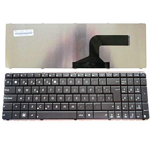 Junweier Español Teclado para ASUS X55SR X55SV X55D K73 K73E K73S K73SD X53 X54H k53 A53 N53 N60 N61 N71 N73S N73J n73jf P52 P52F P53S X53S A52J X55V X54HR X54C P53E P53SJ X61Q Spanish SP LA ES Latin