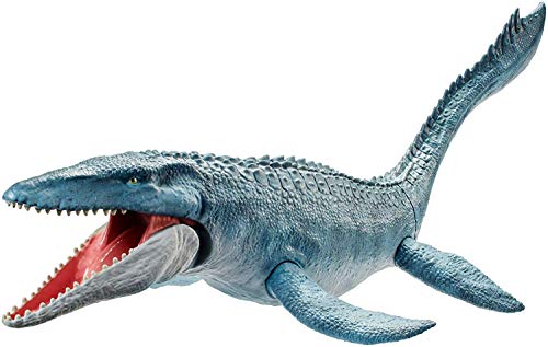 Jurassic World - Mosaurus Dinosaurio De Juguete, Multicolor (Mattel FNG24)