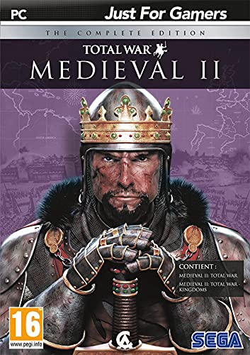 Just for Games Medieval II: Total War The Complete Edition, PC Básico PC Inglés vídeo - Juego (PC, PC, RTS (Estrategia en Tiempo Real), Modo multijugador, T (Teen))