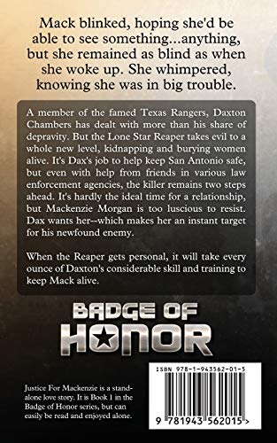 Justice For Mackenzie: 1 (Badge of Honor: Texas Heroes)