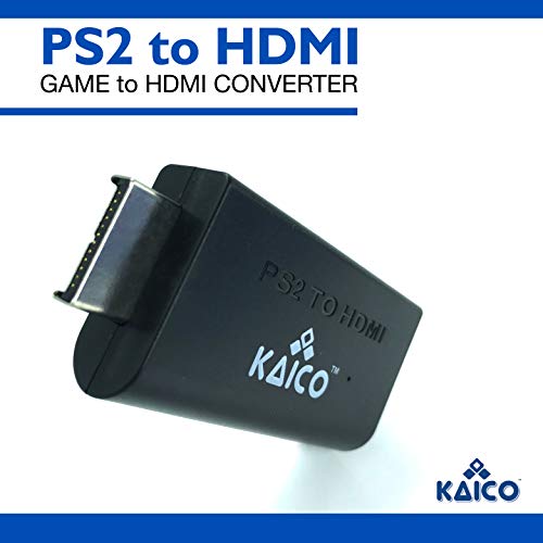 Kaico - Conversor HDMI de la Playstation 2 PS2 - PS2 a HDMI - Adaptador Conversor Componente a HDMI - Reproducir la Playstation 2 en tu TV HDMI - Adaptador Conversor HDMI Retro Gaming PS2 - HDMI - PS2