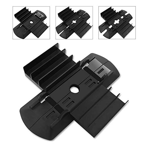 Kailisen Soporte Vertical para PS4/PS4 Slim/Pro Consola con Estante de Almacenamiento para 6 Juegos, Negro