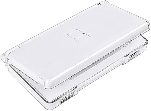 Kailisen Transparent Hard Case Cover Compatible with Nintendo DS Lite NDSL, Replacement Protective NDS Lite Crystal Clear Ice Case