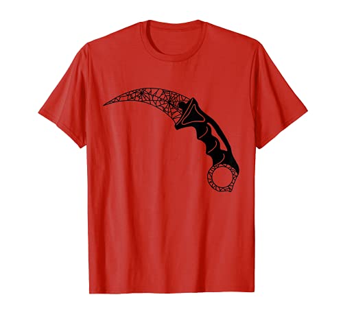 Karambit Crimson Web Counter-Strike Ofensiva Global Camiseta