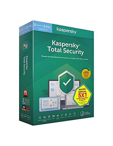 Kaspersky Software ANTIVIRUS 2020 Total Security 5 LICENCIAS