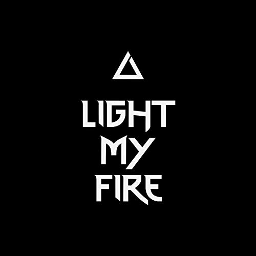 KaterLikoli Hexer Light My Fire - Camiseta para hombre Profundo Negro L