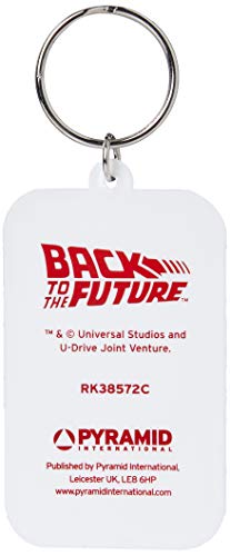 Key chain Back To The Future - Llavero de Goma License Plate