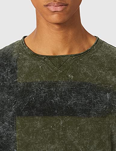 KEY LARGO Bob Round Camiseta, Olive (1514), XL para Hombre