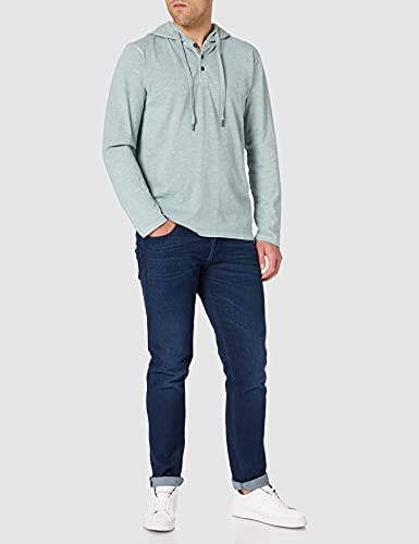 KEY LARGO Hubert Hoody Camiseta, Faded Moss (1541), L para Hombre