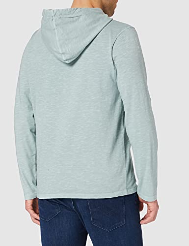 KEY LARGO Hubert Hoody Camiseta, Faded Moss (1541), L para Hombre