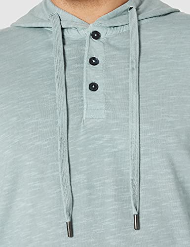 KEY LARGO Hubert Hoody Camiseta, Faded Moss (1541), L para Hombre