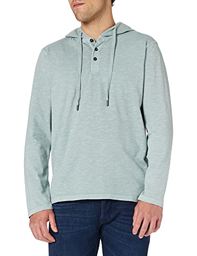 KEY LARGO Hubert Hoody Camiseta, Faded Moss (1541), L para Hombre