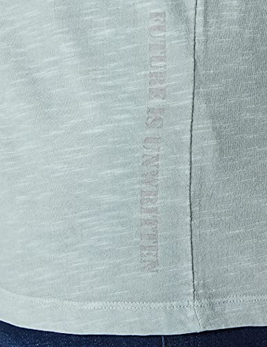 KEY LARGO Hubert Hoody Camiseta, Faded Moss (1541), L para Hombre