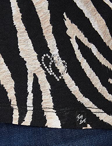 KEY LARGO Hunter Round Camiseta, Black-Beige (2117), XS para Mujer