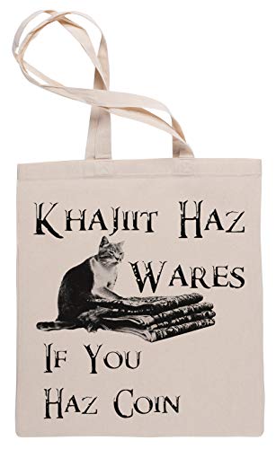 Khajiit Haz Mercancías - V1 Bolsa De Compras Tote Beige Shopping Bag