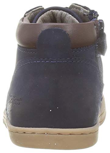Kickers Billy Velk, Botas Niñas, Azul Marine Perm 10, 25 EU