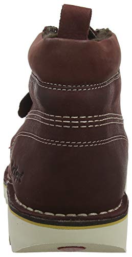 Kickers Kick Hi Winterised, Botas Clasicas Hombre, Morado (Burgundy Burgundy), 45 EU