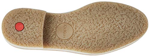 Kickers Oxfork, Zapatos de Cordones Derby Mujer, Rojo (Bordeaux Perm 18), 36 EU