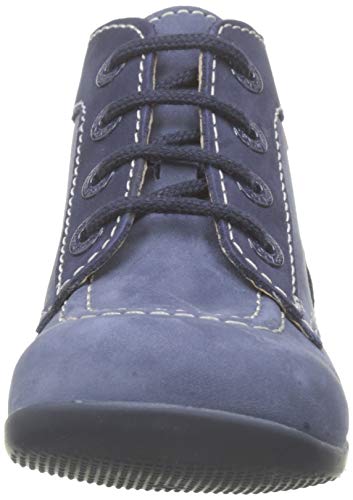 Kickers Salome, Sandalias con Tira Vertical Niños, Azul (Marine Fonce 102), 24 EU