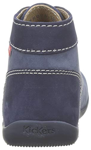 Kickers Salome, Sandalias con Tira Vertical Niños, Azul (Marine Fonce 102), 24 EU