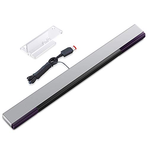 KIMILAR Wired barra sensora infraroja con soporte clear para Nintendo Wii / Wii U [video game] [video game] [video game]