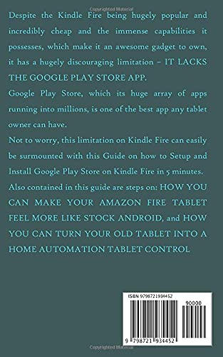 KINDLE FIRE AND GOOGLE PLAY STORE: Steps on how to install the Google Play Store in your Amazon Fire tablet and Control your Smart Home with it