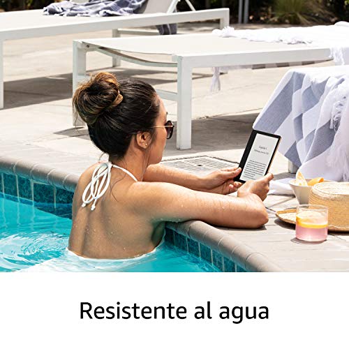 Kindle Oasis, ahora con luz cálida ajustable, resistente al agua, 8 GB, wifi, grafito