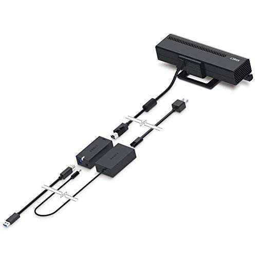 Kinect Adaptador para Xbox one S X, Microsoft kinect Adapter reemplazo para PC Xbox One S / Xbox One X y Windows 10, enchufe de la EU