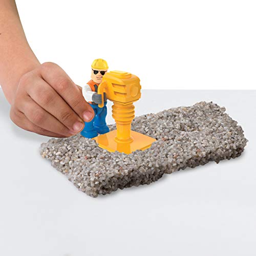 Kinetic Rock Kit de Juguete de trituradora de Roca con Herramientas de construcción, para Edades de 3 años en adelante