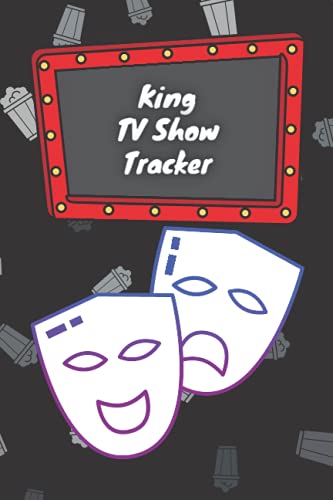 King TV Show Tracker: tv show tracker logbook Gift to King / movie and tv show trackeron King lined notebook Gift, 120 Pages, 6x9, Soft Cover, Matte Finish