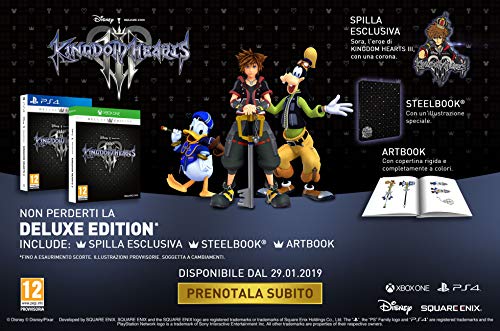 Kingdom Hearts III - Deluxe Edition - PlayStation 4 [Importación italiana]