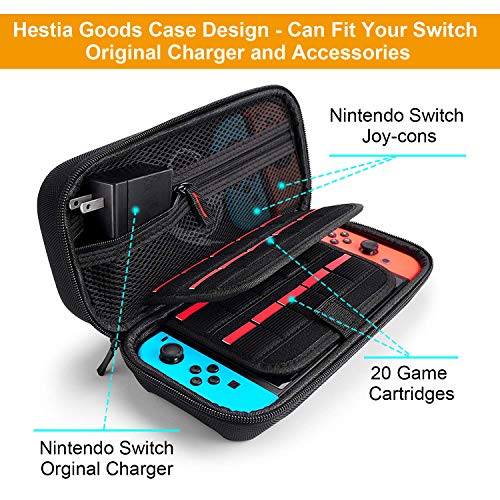 Kit de Accesorios 18 en 1para Nintendo Switch, con Protector de Pantalla, Soporte para Juegos, Tapa del Interruptor, Tapa del Joystick, protección para Joy-con Joystick