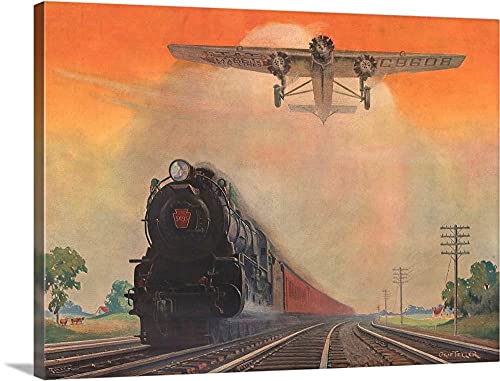 Kits de pintura de diamantes DIY 5D, Diamond Painting Crystal Rhinestone CraftIdeal Embroidery Artspara decoración del hogar steam powered locomotive and ford tri motor airplane