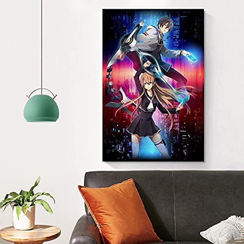 KKEY Póster de Tokyo Xanadu y arte de pared de anime de 40 x 60 cm