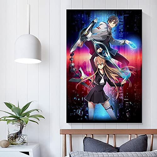 KKEY Póster de Tokyo Xanadu y arte de pared de anime de 40 x 60 cm